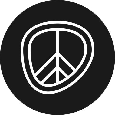 Barış simge vektör çizim