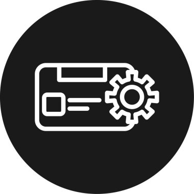 seo modern simgesinin vektör illüstrasyonu