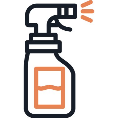 Sprey şişe. Basit tasarım