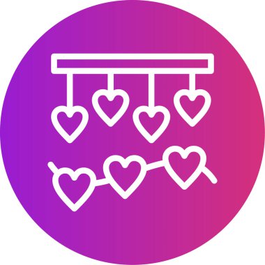 vektör aşk simgesi illüstrasyonu