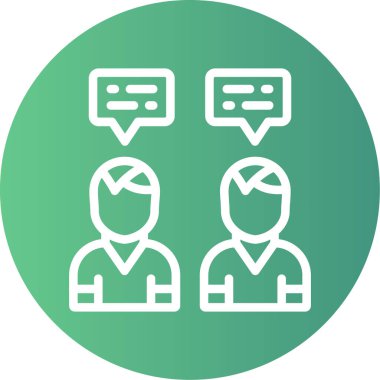 İnsan simgesinin vektör illüstrasyonu