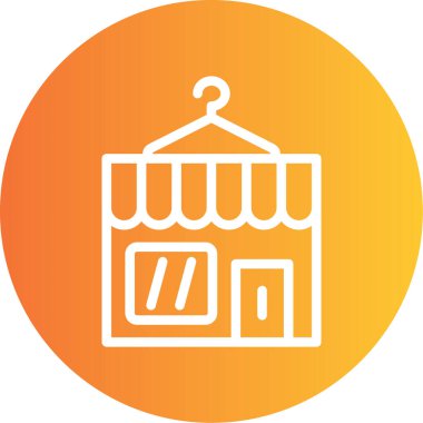 Alışveriş. Web simgesi vektör illüstrasyonu