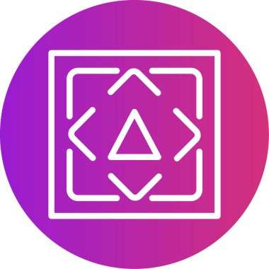 seo modern simgesinin vektör illüstrasyonu