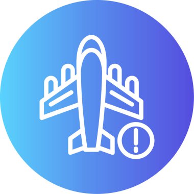 uçak vektör simgesi modern basit illüstrasyon