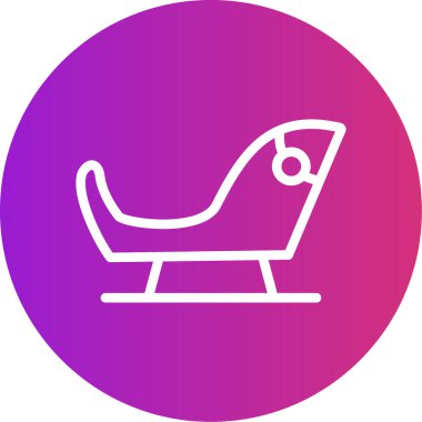 Bir kuş simgesinin vektör illüstrasyonu