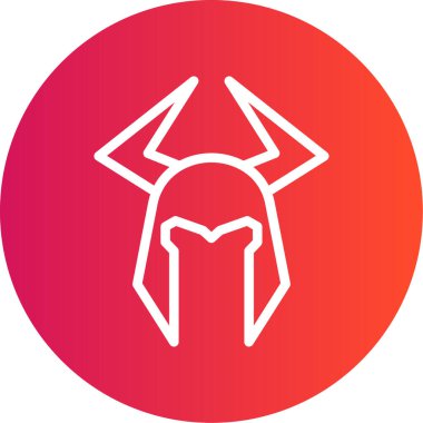 Kırmızı bir simgenin vektör illüstrasyonu