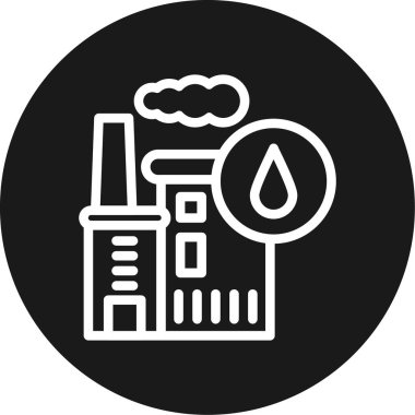 yağ ikonu vektör illüstrasyonu