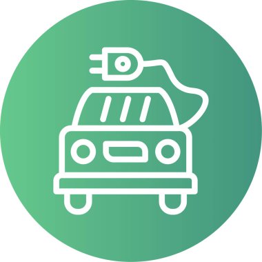 araba simgesi vektör illüstrasyonu