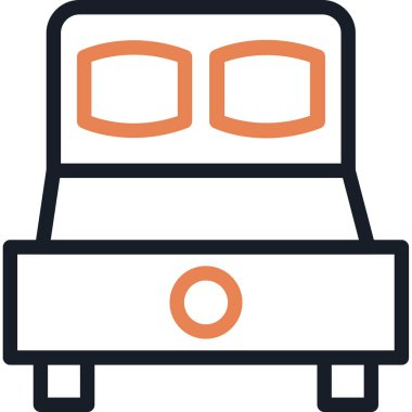 tren. Web simgesi basit illüstrasyon