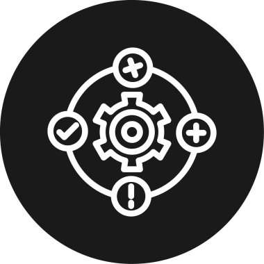 seo modern simgesinin vektör illüstrasyonu