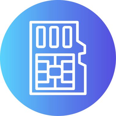 Depo. Web simgesi basit illüstrasyon