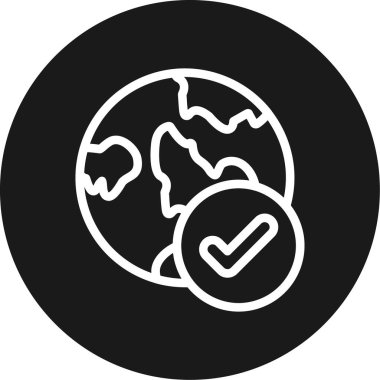 Gezegen simge vektör çizim