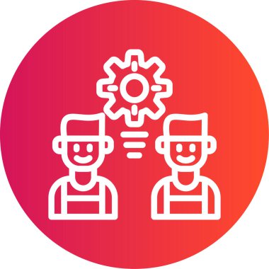 seo modern simgesinin vektör illüstrasyonu