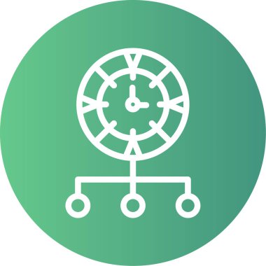 Pusulanın vektör illüstrasyon simgesi