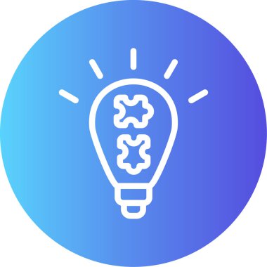 Vektör Ampul Simgesi, vektör illüstrasyonu