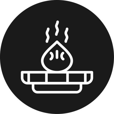 Gıda simgesinin vektör illüstrasyonu