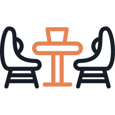 vektör sandalyesi simgesi