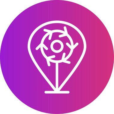 seo modern simgesinin vektör illüstrasyonu