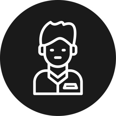 Modern simgenin vektör illüstrasyonu