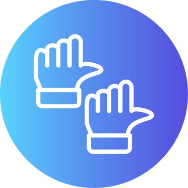 el simgesi vektör illüstrasyonu