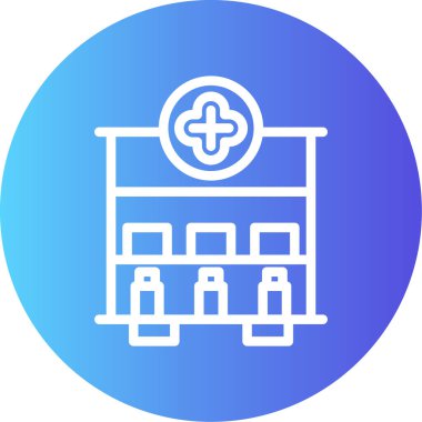 Hastane Simgesi Vektör İllüstrasyonu
