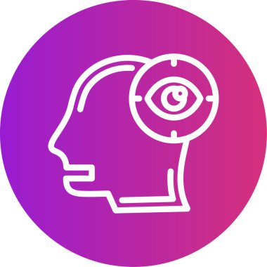 Göz yuvarlaklı insan kafası