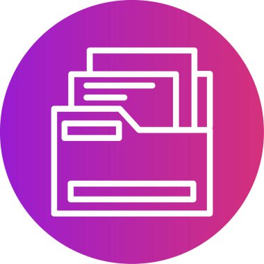 dosya biçimi simgesi, vektör illüstrasyonu