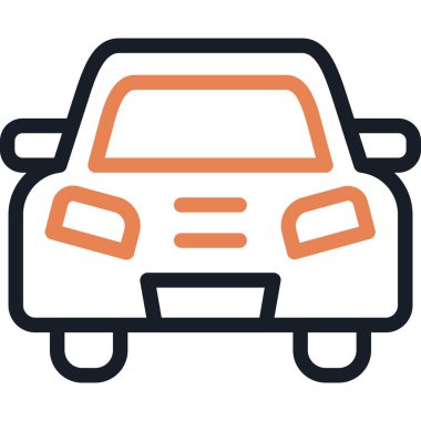 - Araba. Web simgesi vektör illüstrasyonu