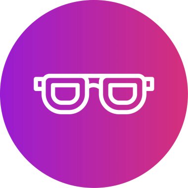 gözlük ikonu vektör illüstrasyonu