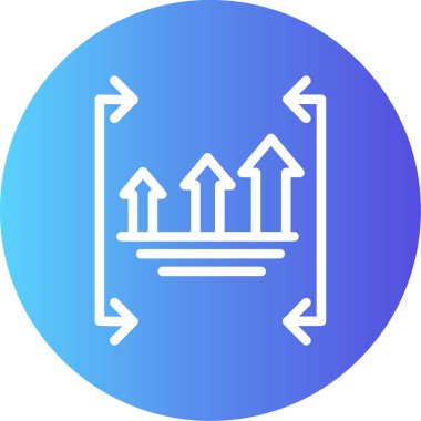 ok yönü simgesi ana hat biçiminde