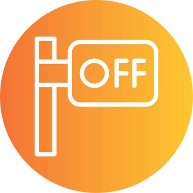 Modern simgenin vektör illüstrasyonu