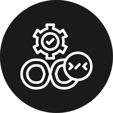 Vektör ayarı Simge illüstrasyonu