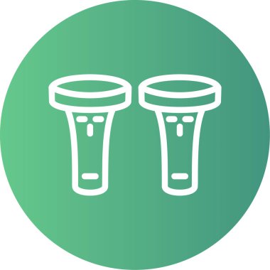 Bir b eksikliği simgesinin vektör çizimi