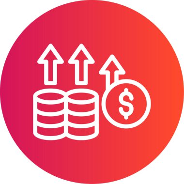 para Satım simge vektör çizim