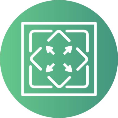 seo modern simgesinin vektör illüstrasyonu