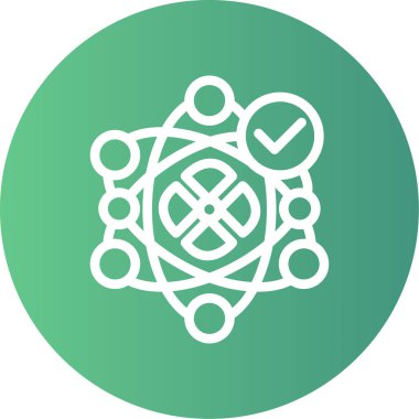 vektör ayarı simgesi