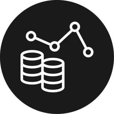 veri analiz simgesi vektör illüstrasyonu