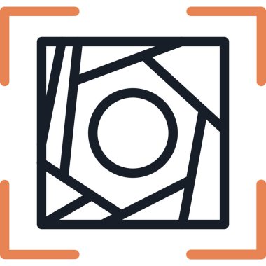 Beyaz ve mavi karenin vektör illüstrasyonu