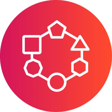 Seo simgesinin vektör illüstrasyonu