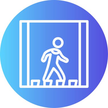 İnsan simgesinin vektör illüstrasyonu