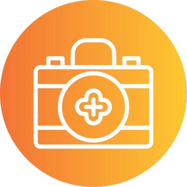 kamera simgesi vektör illüstrasyonu