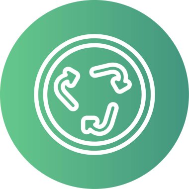 Vektör evrensel simgesi Trendy bakmak.