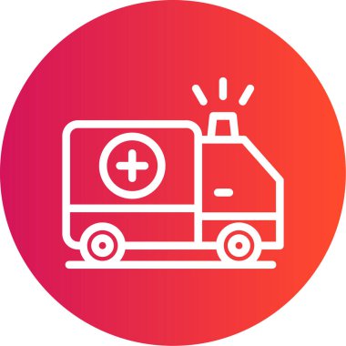 Vektör Ambulans simgesi çizimi