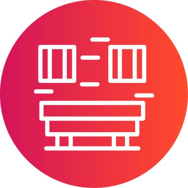 Modern bir simgenin vektör illüstrasyonu