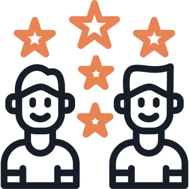 Müşteri servisi. Müşteri hizmeti simgesi, vektör illüstrasyonu, müşteri hizmetleri