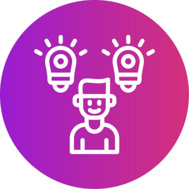 Ampullü bir adamın vektör çizimi