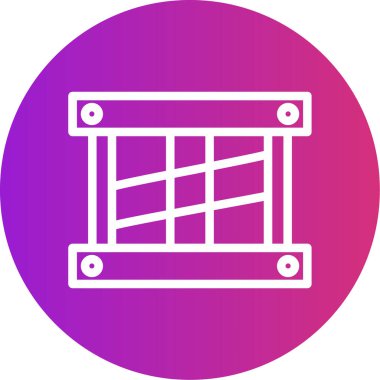 Modern b 'nin vektör illüstrasyonu eksik simgesi