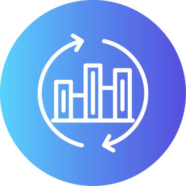 vektör çizelgesi düz simgesi