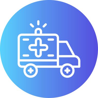 Vektör Ambulans simgesi çizimi