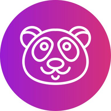 panda vektör çizim